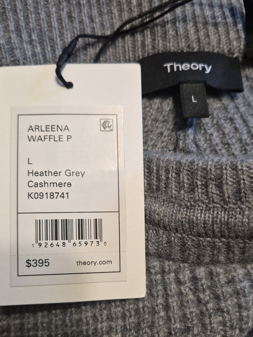 THEORY NWT 100% CASHMERE WAFFLE KNIT DRAWSTRING TIE WAIST JOGGER TYPE PANTS